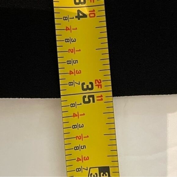 Tommy Hilfiger Black With Gold Detail Retro Y2K Shift Dress NWOT Size 8 - Picture 12 of 12